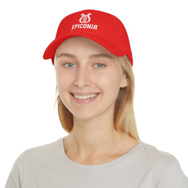 Red EPICONIA Low Profile Baseball Cap - Image 3