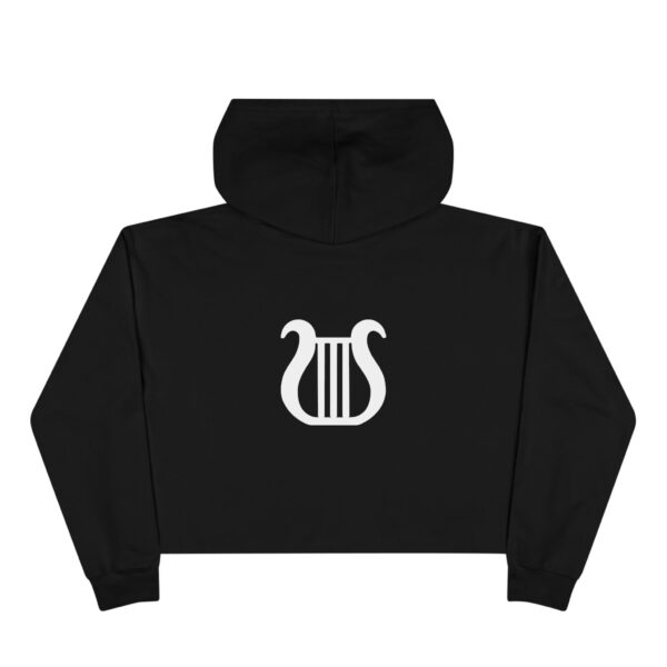Epiconia Crop Hoodie - Make Greatness (Black) - Image 2