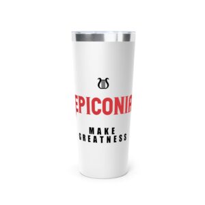 EpiconiQ Insulated Tumbler - 22oz Travel Mug for Greatness