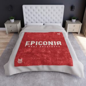 Epiconia Crushed Velvet Blanket - Luxury Soft Throw for Cozy Living