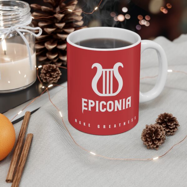 Epiconia Motivational Mug 11oz - Make Greatness Inspire Your Day - Image 4