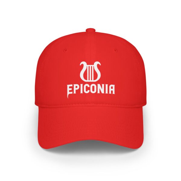 Red EPICONIA Low Profile Baseball Cap
